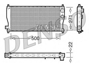 DENSO DRM03011 radiatorius, variklio aušinimas 
 Aušinimo sistema -> Radiatorius/alyvos aušintuvas -> Radiatorius/dalys
ADU9098, STP1007