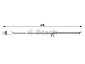 BOSCH 1 987 474 991 įspėjimo kontaktas, stabdžių trinkelių susidėvėjimas 
 Stabdžių sistema -> Susidėvėjimo indikatorius, stabdžių trinkelės
964 612 211 00, 964 612 363 00