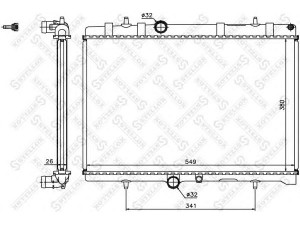 STELLOX 10-25201-SX radiatorius, variklio aušinimas 
 Aušinimo sistema -> Radiatorius/alyvos aušintuvas -> Radiatorius/dalys
1330.S5, 1330.W2, 1330F5, 1330J7