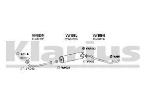 KLARIUS 930426U išmetimo sistema 
 Išmetimo sistema -> Išmetimo sistema, visa
