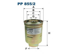 FILTRON PP855/2 kuro filtras 
 Techninės priežiūros dalys -> Papildomas remontas