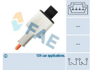 FAE 24888 stabdžių žibinto jungiklis 
 Stabdžių sistema -> Stabdžių žibinto jungiklis
25 32 000 05R, 25 32 092 43R