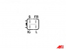 AS-PL ARE6039 reguliatorius, kintamosios srovės generatorius
31150-RAA-A010M, 31150-RAA-A030M