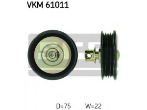 SKF VKM 61011 kreipiantysis skriemulys, V formos rumbuotas diržas 
 Diržinė pavara -> V formos rumbuotas diržas/komplektas -> Laisvasis/kreipiamasis skriemulys
88440-16050, 88440-20170, 88440-26100