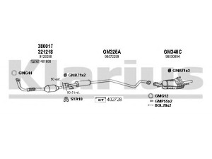 KLARIUS 391232U išmetimo sistema 
 Išmetimo sistema -> Išmetimo sistema, visa