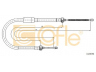 COFLE 11.6574 trosas, stovėjimo stabdys 
 Stabdžių sistema -> Valdymo svirtys/trosai
8200298384, 8200673252