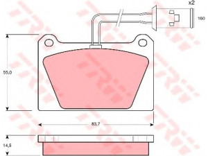 TRW GDB336 stabdžių trinkelių rinkinys, diskinis stabdys 
 Techninės priežiūros dalys -> Papildomas remontas
GBP258, GBP90291, GBP90306, GBP273