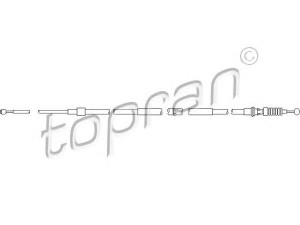 TOPRAN 111 211 trosas, stovėjimo stabdys 
 Stabdžių sistema -> Valdymo svirtys/trosai
1K0 609 721AT, 1K0 609 721T, 1K0 609 721AT