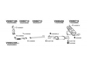 VENEPORTE 800659 išmetimo sistema 
 Išmetimo sistema -> Išmetimo sistema, visa
