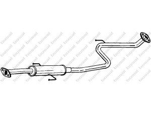 BOSAL 284-165 vidurinis duslintuvas 
 Išmetimo sistema -> Duslintuvas
17420-11120