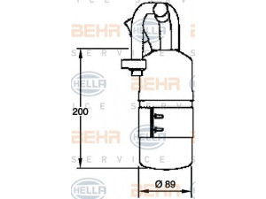 HELLA 8FT 351 335-121 džiovintuvas, oro kondicionierius 
 Oro kondicionavimas -> Džiovintuvas
1 335 953, 5S6H19E647AC