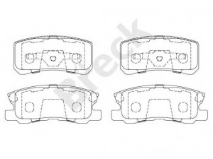 BRECK 23582 00 702 00 stabdžių trinkelių rinkinys, diskinis stabdys 
 Techninės priežiūros dalys -> Papildomas remontas
425391, 425448, 4605A447, 4605A448