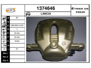 SNRA 1374646 stabdžių apkaba 
 Dviratė transporto priemonės -> Stabdžių sistema -> Stabdžių apkaba / priedai
77364757, 9949284