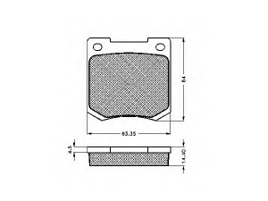 SPIDAN 30223 stabdžių trinkelių rinkinys, diskinis stabdys 
 Techninės priežiūros dalys -> Papildomas remontas
GBP90109, GBP90127, GBP90211, GBP90247