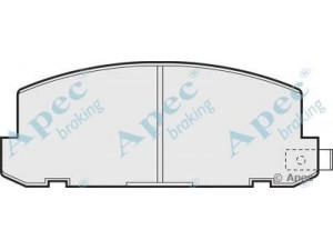 APEC braking PAD514 stabdžių trinkelių rinkinys, diskinis stabdys
94136642, 94467328, 8944608510