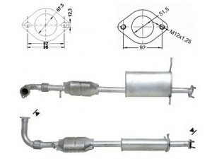 MAGNAFLOW 73408D katalizatoriaus keitiklis
2861026401