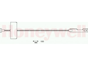 BENDIX 433159B trosas, stovėjimo stabdys 
 Stabdžių sistema -> Valdymo svirtys/trosai
4408730, 4419921, 91165522, 93864247
