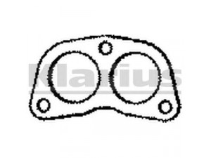 KLARIUS 410099 tarpiklis, išleidimo kolektorius
20711N4200, 20711N4200