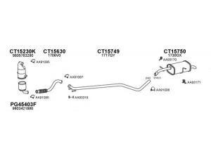 VENEPORTE 450748 išmetimo sistema 
 Išmetimo sistema -> Išmetimo sistema, visa
