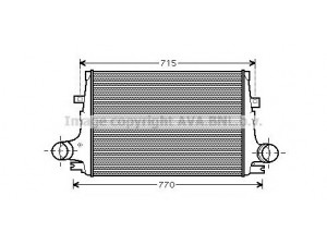 AVA QUALITY COOLING AL4096 tarpinis suslėgto oro aušintuvas, kompresorius 
 Variklis -> Oro tiekimas -> Įkrovos agregatas (turbo/superįkrova) -> Tarpinis suslėgto oro aušintuvas
50507299, 60692222