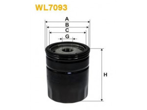 WIX FILTERS WL7093 alyvos filtras 
 Techninės priežiūros dalys -> Techninės priežiūros intervalai
1039020, 1039021, 1220880, 6179700
