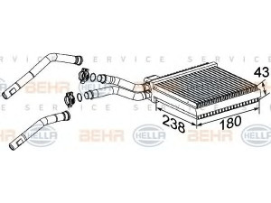 HELLA 8FH 351 315-631 šilumokaitis, salono šildymas 
 Šildymas / vėdinimas -> Šilumokaitis
1 317 080, 1 754 199, 3M5H18B539CA