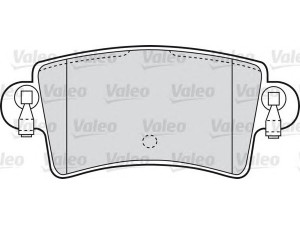 VALEO 598538 stabdžių trinkelių rinkinys, diskinis stabdys 
 Techninės priežiūros dalys -> Papildomas remontas
44060-00QAE, 4406000QAE, 1605623