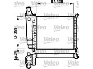 VALEO 732004 radiatorius, variklio aušinimas 
 Aušinimo sistema -> Radiatorius/alyvos aušintuvas -> Radiatorius/dalys
46449096
