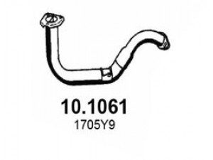 ASSO 10.1061 išleidimo kolektorius 
 Išmetimo sistema -> Išmetimo vamzdžiai
1705Y9, 1705Z0, 1705Y9, 1705Z0