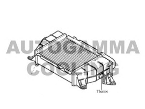 AUTOGAMMA 104943 tarpinis suslėgto oro aušintuvas, kompresorius
0K05813550B
