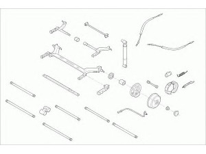 BOGE RENAU-MEGAN-RB003 vairavimo mechanizmas; rato pakaba 
 Ašies montavimas/vairavimo mechanizmas/ratai -> Prekių paieška pagal schemą