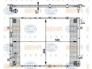 HELLA 8FC 351 302-141 kondensatorius, oro kondicionierius 
 Oro kondicionavimas -> Kondensatorius
97606-3E000
