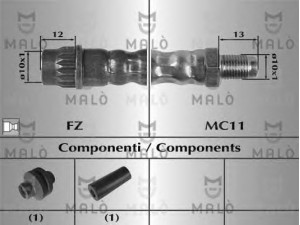 MAL? 80746 stabdžių žarnelė 
 Stabdžių sistema -> Stabdžių žarnelės
462107573R