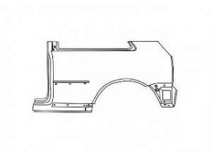 VAN WEZEL 0330645 šoninis skydas 
 Kėbulas -> Kuro bakas/dalys
8L3809837