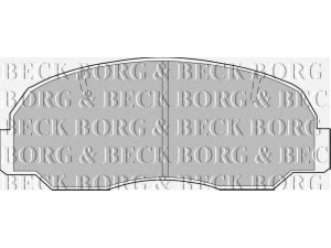 BORG & BECK BBP1206 stabdžių trinkelių rinkinys, diskinis stabdys 
 Techninės priežiūros dalys -> Papildomas remontas
04491-87605, 04491-87605-000, 04491-87614
