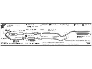 IMASAF 524000269 išmetimo sistema 
 Išmetimo sistema -> Išmetimo sistema, visa