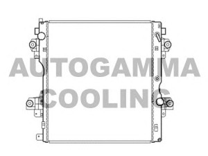 AUTOGAMMA 105878 radiatorius, variklio aušinimas 
 Aušinimo sistema -> Radiatorius/alyvos aušintuvas -> Radiatorius/dalys
1640030300
