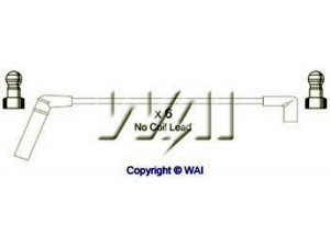 WAIglobal SL582 uždegimo laido komplektas