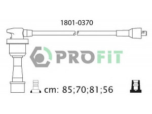 PROFIT 1801-0370 uždegimo laido komplektas 
 Kibirkšties / kaitinamasis uždegimas -> Uždegimo laidai/jungtys
MD134754, MD195228, MD997422, 2750133A00