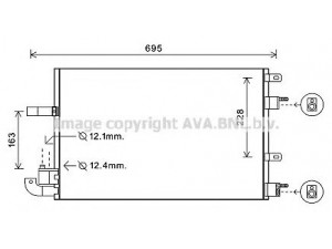 AVA QUALITY COOLING JR5050 kondensatorius, oro kondicionierius