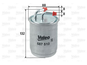 VALEO 587510 kuro filtras 
 Techninės priežiūros dalys -> Papildomas remontas
6Q0127401F, 6Q0127400F, 6Q0127401F