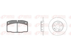 REMSA 8101.01 stabdžių rinkinys, diskiniai stabdžiai 
 Stabdžių sistema -> Diskinis stabdys -> Stabdžių remonto rinkinys
1605536, 1605586, 1605670, 1605703