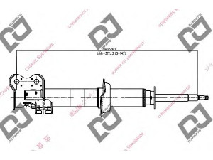 DJ PARTS DS1093GS amortizatorius 
 Pakaba -> Amortizatorius
5430241B05, 5430241B06, 5430241B07