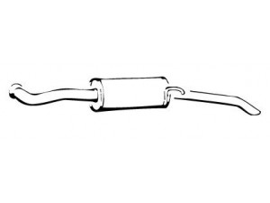 FONOS 613697 galinis duslintuvas 
 Išmetimo sistema -> Duslintuvas
95632631, 95640238, 96048419