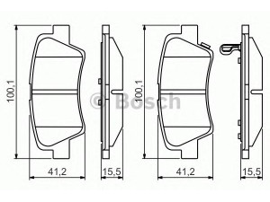 BOSCH 0 986 495 351 stabdžių trinkelių rinkinys, diskinis stabdys 
 Techninės priežiūros dalys -> Papildomas remontas
583021RA30, 583022EA31, 583022HA50