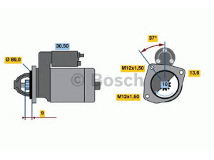 BOSCH 0 986 014 101 starteris 
 Elektros įranga -> Starterio sistema -> Starteris
23300-HC300, R201-18-400, R201-18-400A