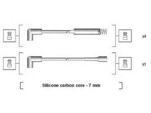 MAGNETI MARELLI 941125210675 uždegimo laido komplektas 
 Kibirkšties / kaitinamasis uždegimas -> Uždegimo laidai/jungtys