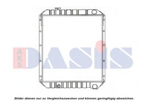 AKS DASIS 450224N radiatorius, variklio aušinimas