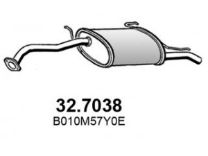 ASSO 32.7038 galinis duslintuvas 
 Išmetimo sistema -> Duslintuvas
2010057Y00, 2010057Y01, B010M57Y0E