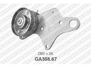 SNR GA358.67 įtempiklio skriemulys, V formos rumbuotas diržas 
 Diržinė pavara -> V formos rumbuotas diržas/komplektas -> Įtempiklio skriemulys
1281-34, 96151754, 1281-34